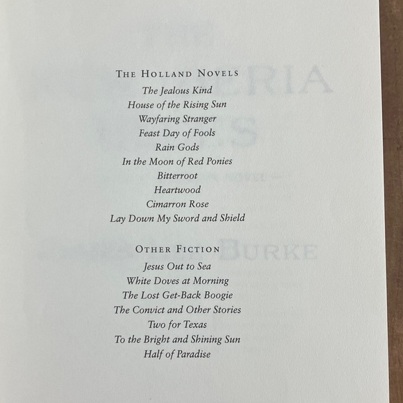 James Lee Burke 'The New Iberia Blues' softcover Book - a dave robicheaux novel - Picture 7 of 16